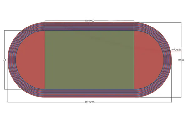 Iaaf သည် Prefabricated Running Track ဒီဇိုင်းကို အတည်ပြုထားသည်။