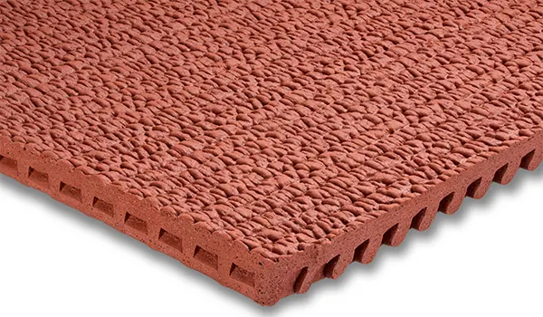 Vorgefertigte, umweltfreundliche Gummiketten von Goter vorne